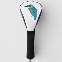 Kingfisher Bird Art Golf Headcover