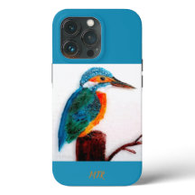 Kingfisher Bird Art Personalisiert