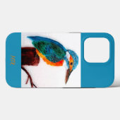 Kingfisher Bird Art Personalisiert Case-Mate iPhone Hülle (Rückseite (Horizontal))