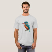 Kingfisher bird Basic T - Shirt (Vorne ganz)