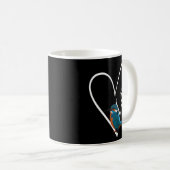 Kingfisher Bird Birdwatcher Tierbiologin Kaffeetasse (VorderseiteRechts)