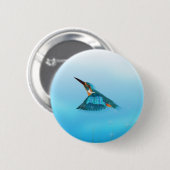 Kingfisher Bird Button (Vorne & Hinten)