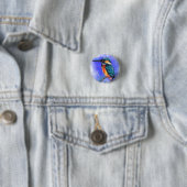 Kingfisher Bird Button - Malerei (Beispiel)