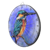 Kingfisher Bird Dart Board Dartscheibe (Vorderseite rechts)