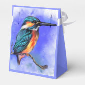 Kingfisher Bird Fevor Box - Anpassbar Geschenkschachtel (Rückseite)