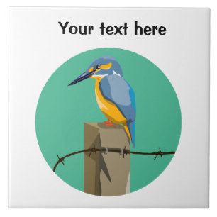 Kingfisher Bird Fliese