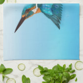Kingfisher Bird Geschirrtuch (Gefaltet)
