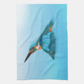 Kingfisher Bird Geschirrtuch (Vertikal)