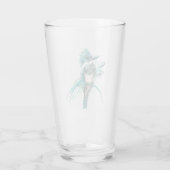 Kingfisher Bird Graphic Art Wildlife Animal Art Glas (Rückseite)