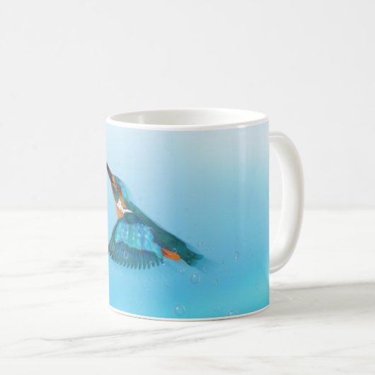 Kingfisher Bird Kaffeetasse (VorderseiteRechts)