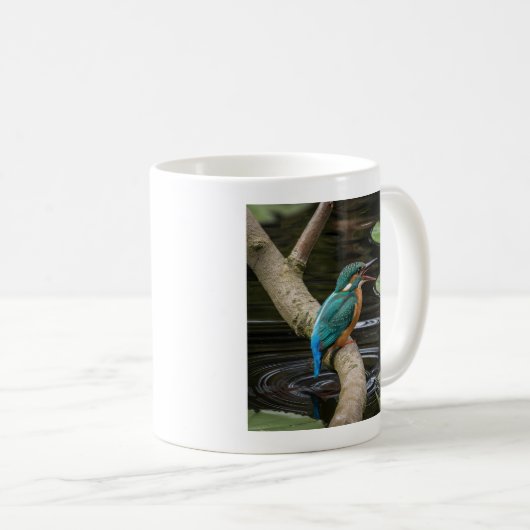 Kingfisher Bird Kaffeetasse (VorderseiteRechts)