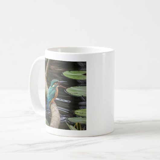 Kingfisher Bird Kaffeetasse (Vorderseite Links)