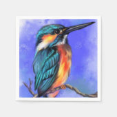 Kingfisher Bird Napkins Serviette (Vorderseite)