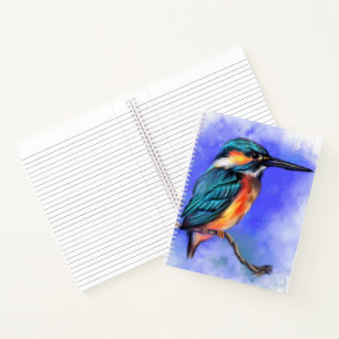 Kingfisher Bird-Notebook Notizblock