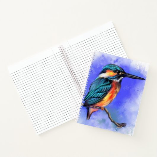 Kingfisher Bird-Notebook Notizblock (Innenseite)