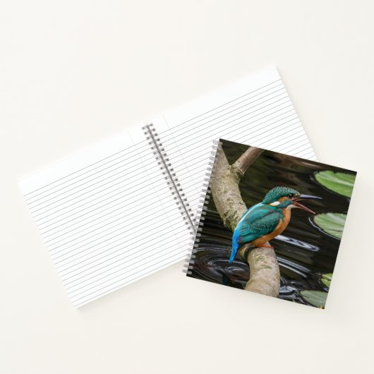 Kingfisher Bird Notizblock (Innenseite)