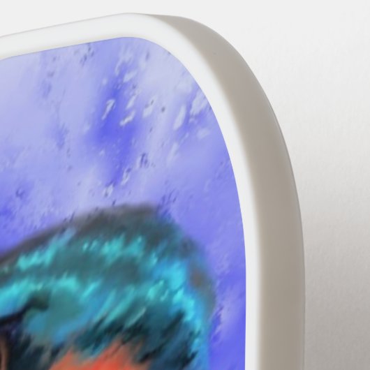 Kingfisher Bird Pickleball Paddle (Linke Seite)