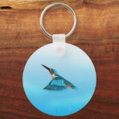 Kingfisher Bird Schlüsselanhänger (Vorderseite)