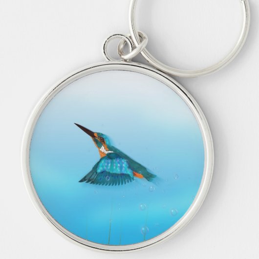 Kingfisher Bird Schlüsselanhänger (Vorne)