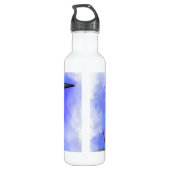 Kingfisher Bird Stainless Steel Water Bottle Edelstahlflasche (Rückseite)