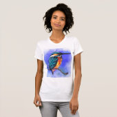 Kingfisher Bird T - Shirt (Vorne ganz)