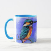 Kingfisher Bird Tasse Gift (Links)