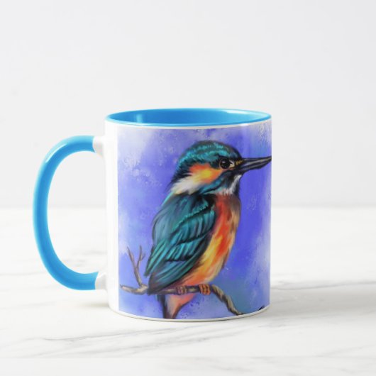 Kingfisher Bird Tasse Gift (Links)