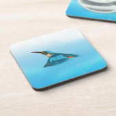 Kingfisher Bird Untersetzer (Linke Seite)