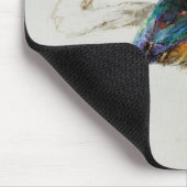 Kingfisher Bird (von John Ruskin) Mousepad (Ecke)