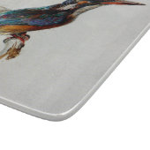 Kingfisher Bird (von John Ruskin) Schneidebrett (Ecke)