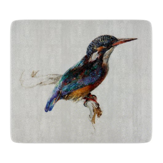 Kingfisher Bird (von John Ruskin) Schneidebrett (Vorderseite)