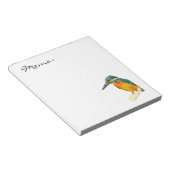 Kingfisher Bird Wasserfarbenmalerei Notizblock (angewinkelt)