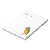 Kingfisher Bird Wasserfarbenmalerei Notizblock (Rotiert)