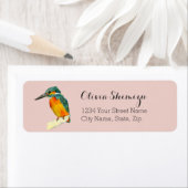 Kingfisher Bird Watercolor-Maladresse (Insitu)