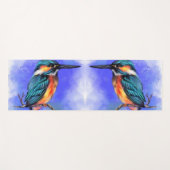 Kingfisher Bird Yoga Mat Yogamatte (Vorderseite (Horizontal))