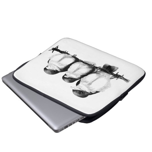 Kingfisher Chicks Laptopschutzhülle (Vorne Knopf)