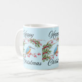 Kingfisher Christmas Kaffeetasse (Vorderseite Links)