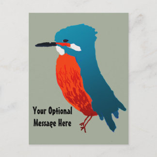 Kingfisher Design Postkarte
