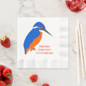 Kingfisher Design Serviette (Beispiel)