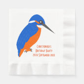 Kingfisher Design Serviette (Vorderseite)