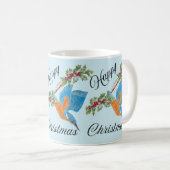 Kingfisher diving Christmas Coffee Tasse (VorderseiteRechts)