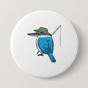 Kingfisher Fisher Angelrute Button