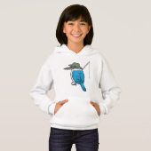 Kingfisher Fisher Angelrute Hoodie (Vorne ganz)