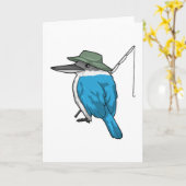 Kingfisher Fisher Angelrute Karte (Gelbe Blume)