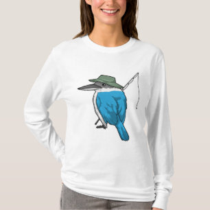 Kingfisher Fisher Angelrute T-Shirt