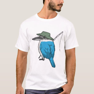 Kingfisher Fisher Angelrute T-Shirt