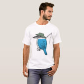 Kingfisher Fisher Angelrute T-Shirt (Vorne ganz)