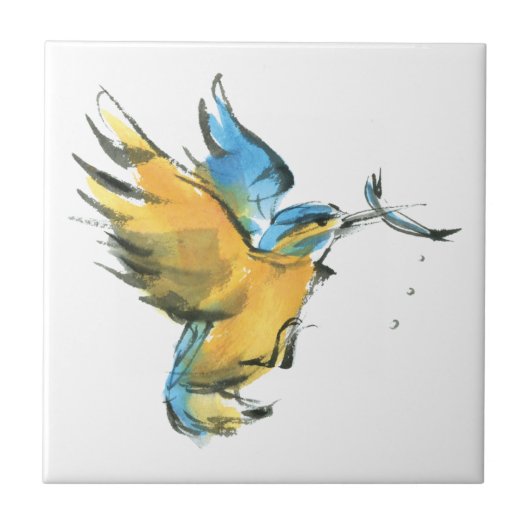 Kingfisher Fliese (Vorderseite)