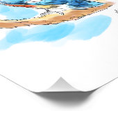 Kingfisher Fotodruck (Ecke)