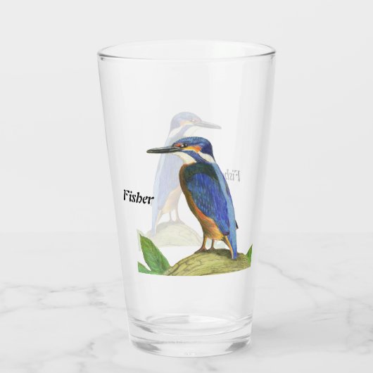 Kingfisher Glass Glas (Rückseite)
